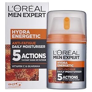 L'Oreal Men Expert Hydra Energetic Daily Anti-Fatigue Moisturizing Lotion, 1.6 Ounce