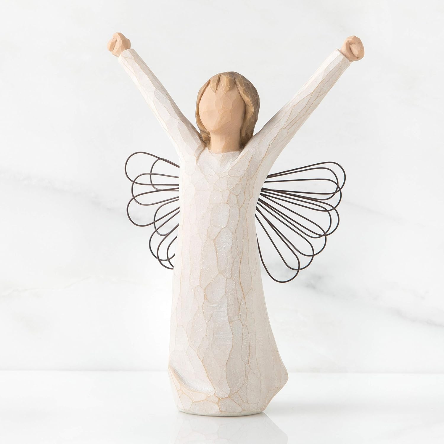 Willow Tree Angel Courage Figurine, Natural, 7.4 x 5.8 - Image 3