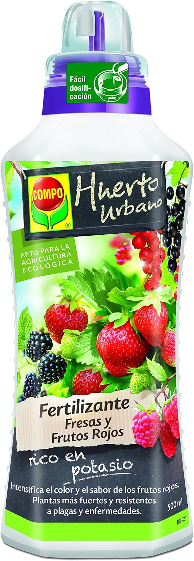 Compo Fresas y Frutos Rojos, Fertilizante líquido Natural, 500 ml ...