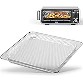 For Ninja Air Fryer Basket Replacement, Stainless Steel Mesh Basket Baking Trays for NINJA SP100 SP101 Foodi Replacement Parts Digital Air Fryer Oven Accessories, Dishwasher Safe, Non-Stick