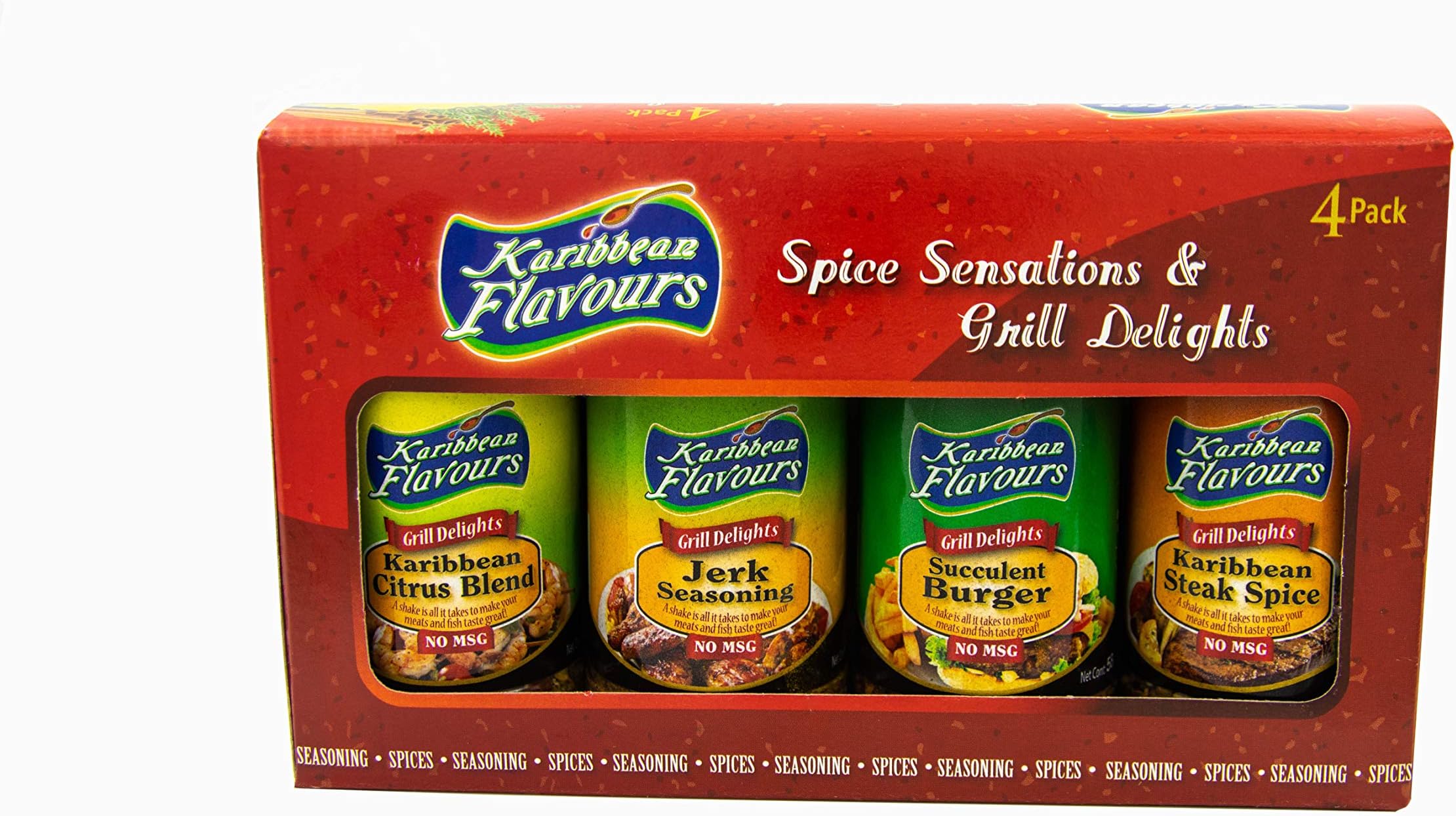 Premium Jamaican Jerk (Sampler Pack, 4x2Oz)