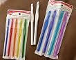 Susan Bates 5pk Silvalume Soft Ergonomic Crochet Hook Set Aluminum...