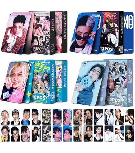 Amazon.com : ZEESOON K-POP IDOL Group New Photo Message Card 56pcs