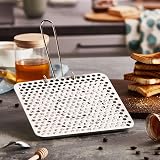 IBILI Clasica Foldable Tin Plate Bread Toaster 20x20 cm Silver view 3