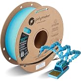 Polymaker HT-PLA Filament 1.75mm Gradient Ice 1KG, High Temp PLA | Heat Resistant to 150℃, Easy to Print, Heat Stable, Spool, Easy to Anneal, 3D Printer Filament with Most FDM Printers