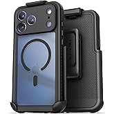 Encased Waterproof Case for iPhone 17 Pro with Belt Clip - IP-68 Full-Body Protection with Camera Control Button and Port Covers [Military Grade] (Compatible with MagSafe)