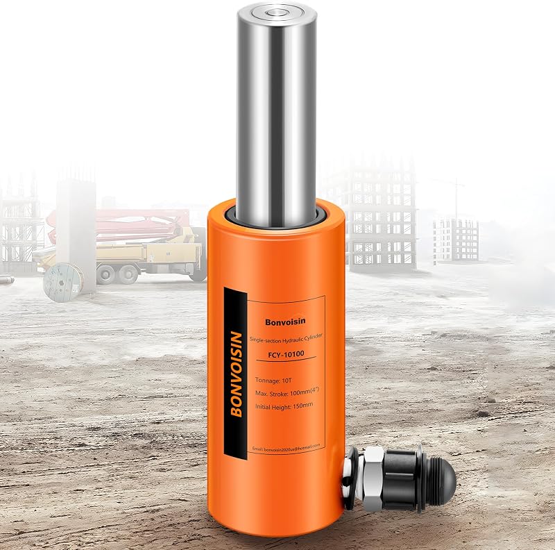 Bonvoisin 10T Hydraulic Cylinder Jack Porta Power Ram 4 Inch Stroke Lifting