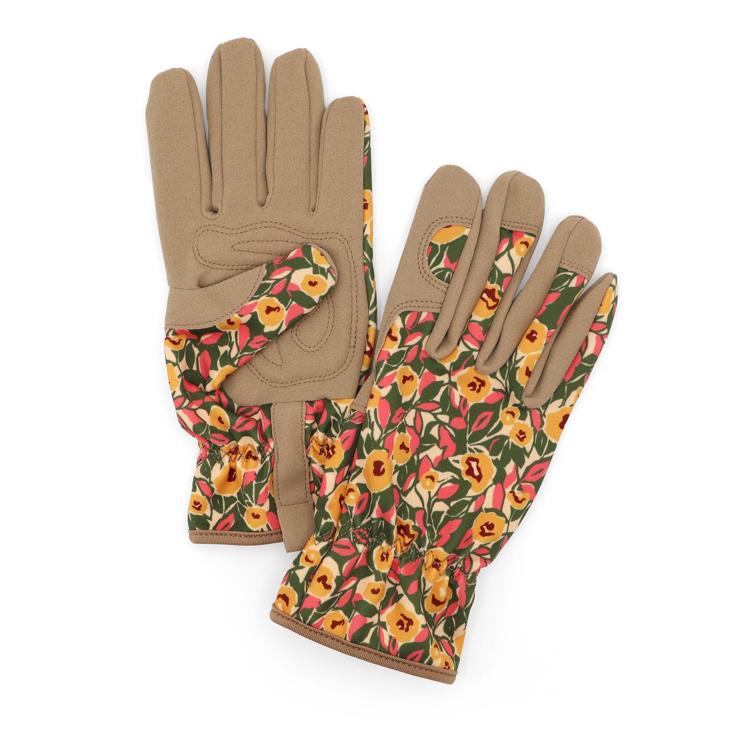 Robert Frederick Outdoor Gardening Gloves - Women's One Size - Padded with Elastic Cuffs
