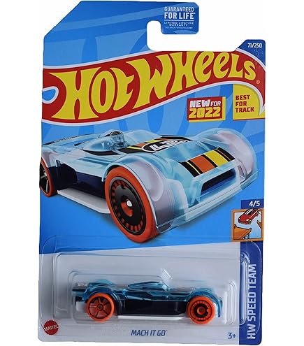 Amazon.com: Hot Wheels Mach It Go, HW Track Champs 4/5 [red