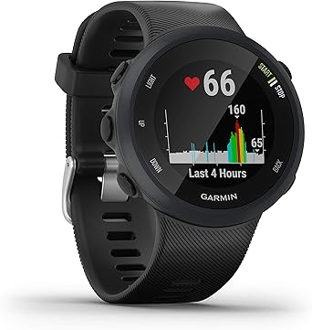 Monitor cardíaco de pulso com gps garmin forerunner 45 preto Clearance