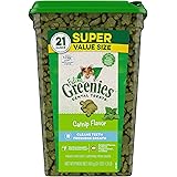 FELINE GREENIES Natural Dental Care Cat Treats, Catnip Flavor, All bag sizes