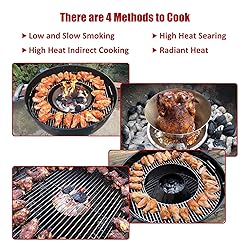 Mydracas BBQ Whirlpool for Weber 22 Kettle Grill