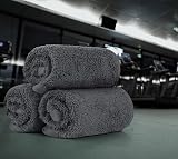 Utopia Towels Washcloths 24 Pack 100% Ring Spun Cotton Grey White view 5