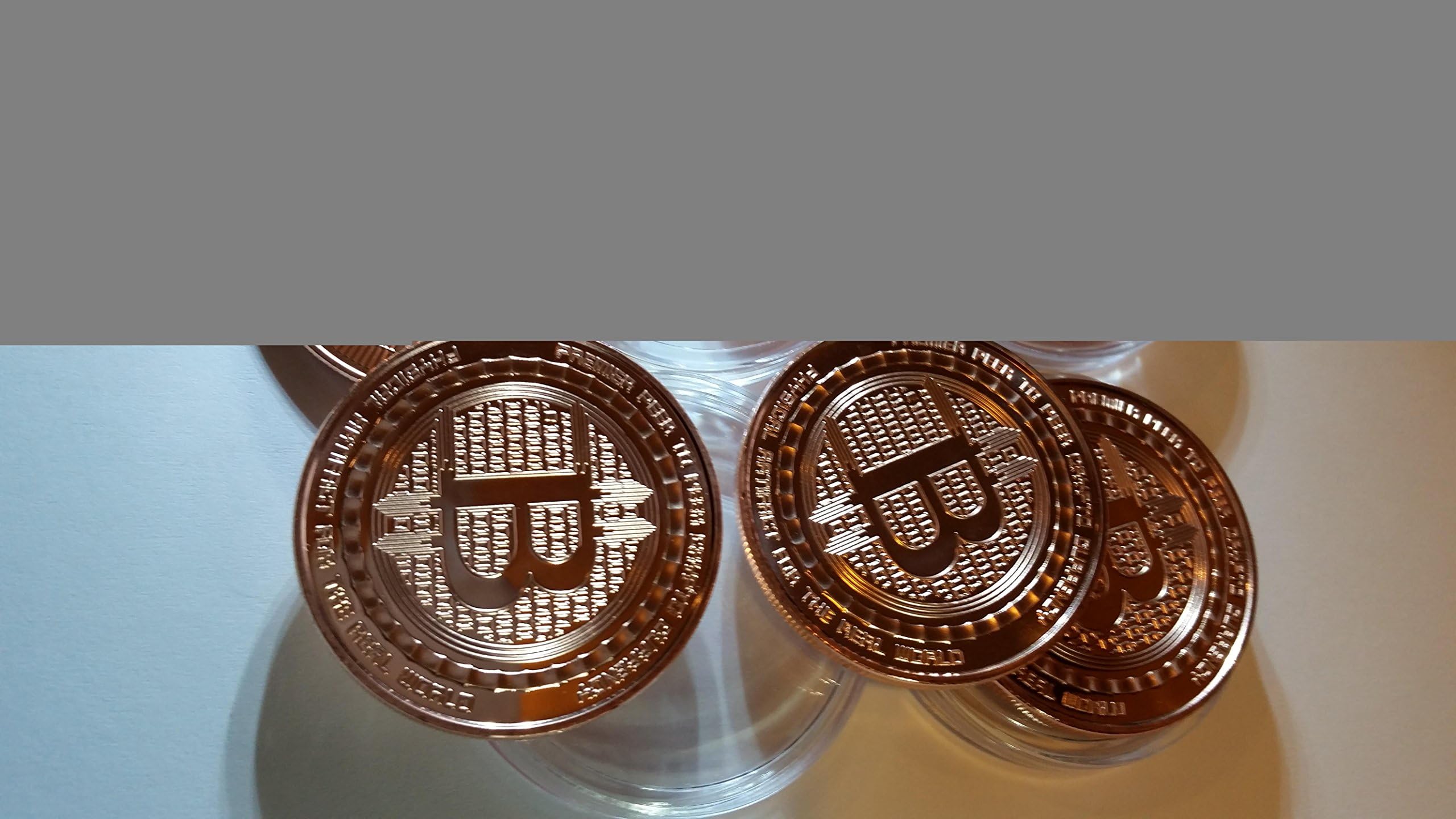REEDERSONG Bitcoin Guardian Copper Coins-6 Pack