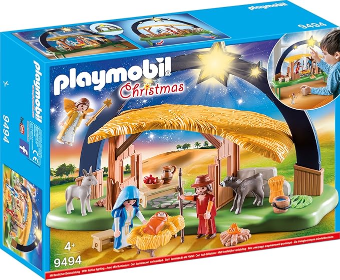 Playmobil 9494 Spielzeug - Lichterbogen'Weihnachtskrippe' Unisex-Kinder