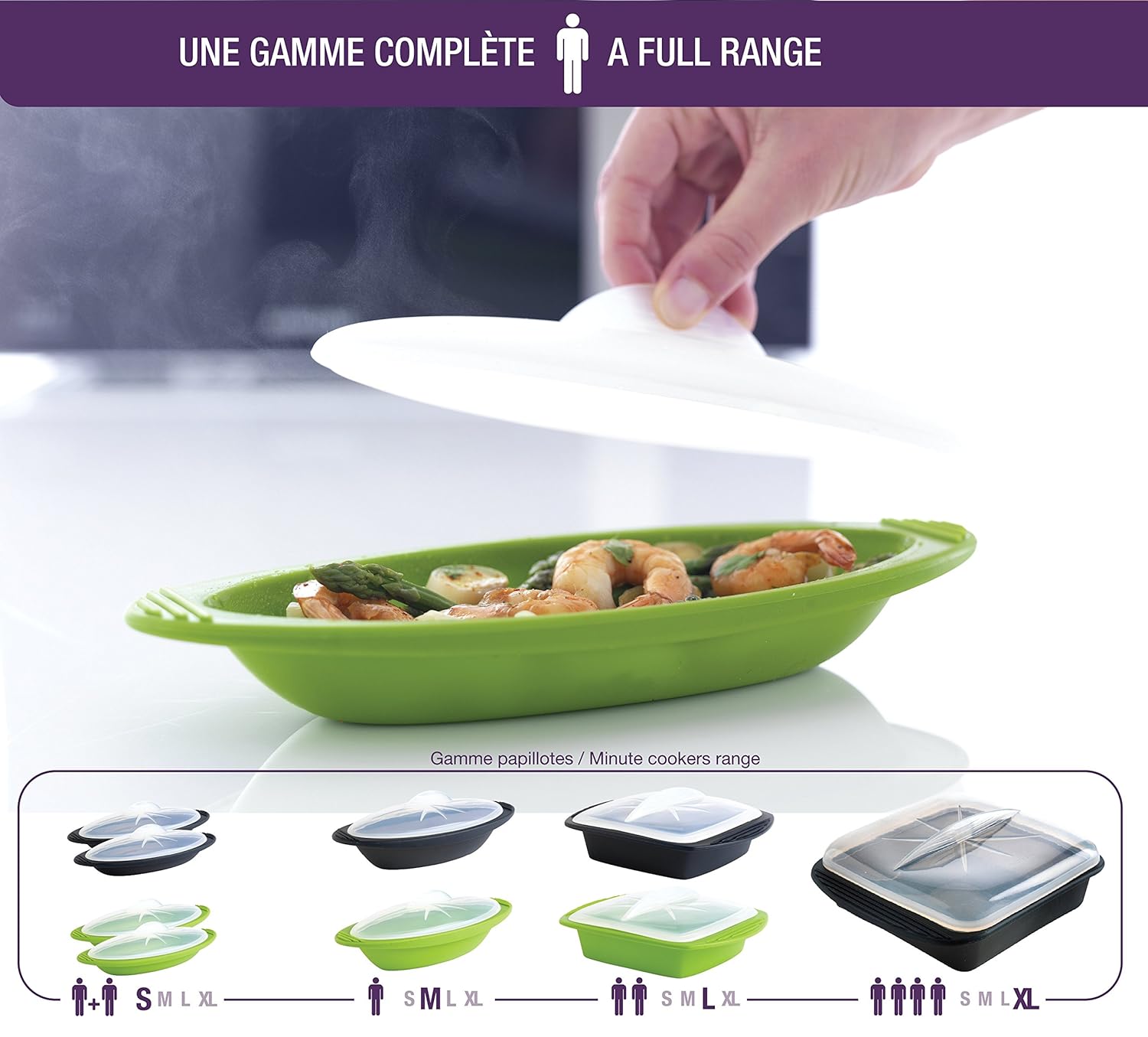 mastrad F68988 - Fuente Ovalada para Papillote (Silicona, tamaño ...