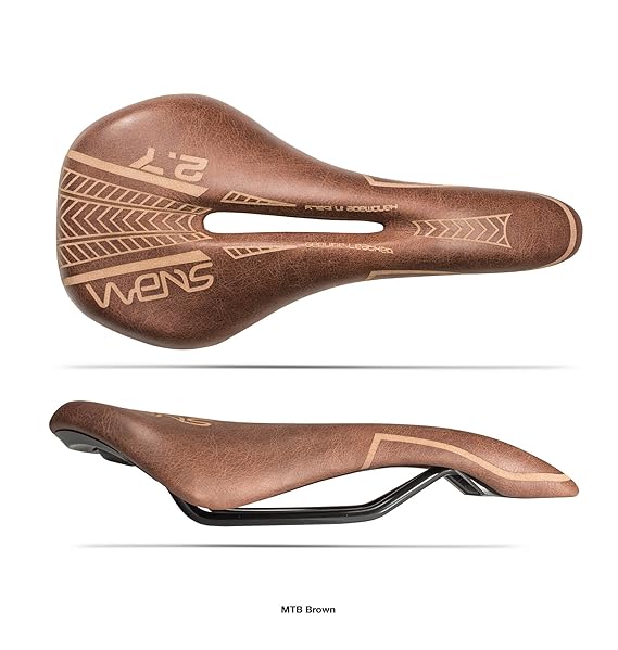 Fahrradsattel WENS 2.7 leder (Race, Mountainbike), braun