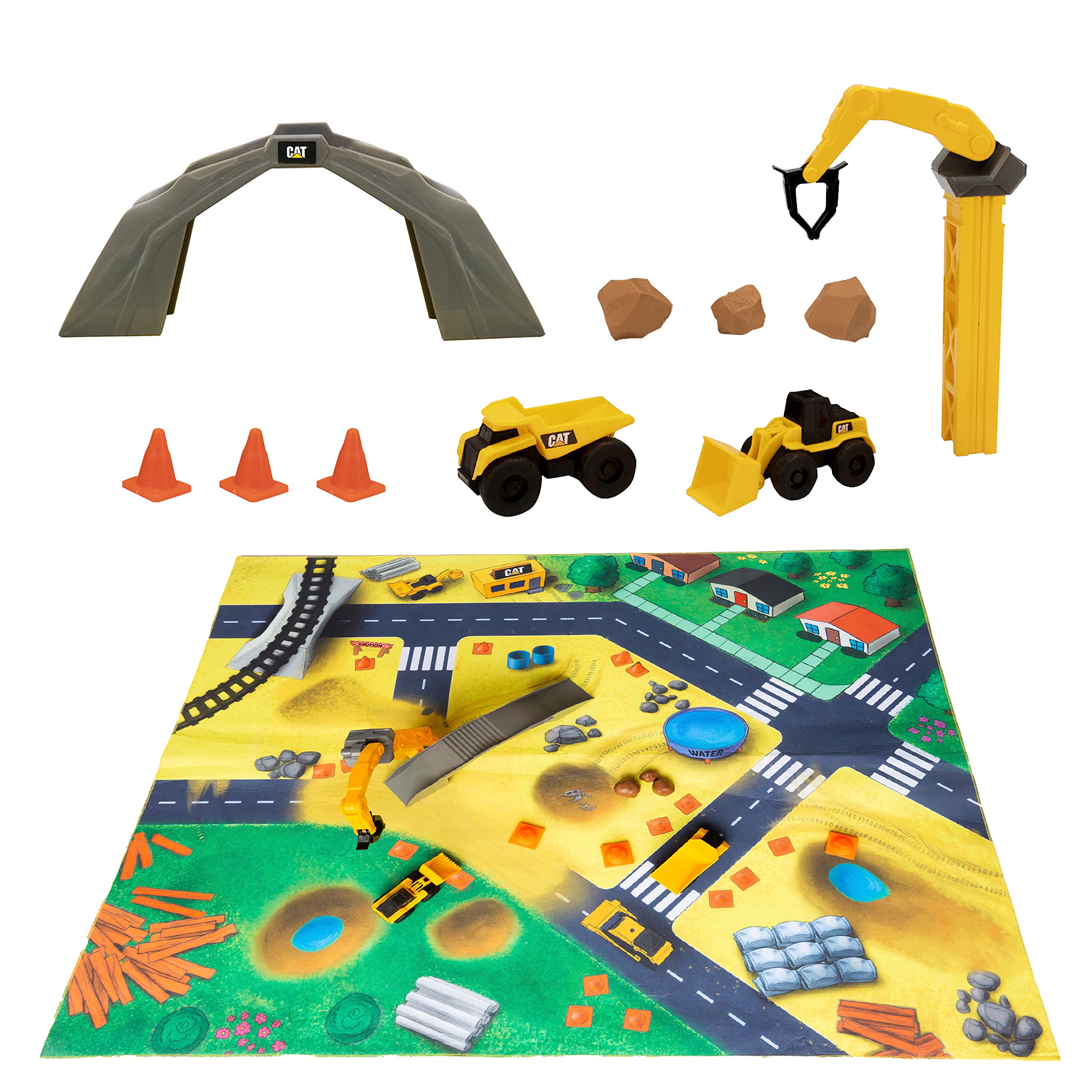 CAT LITTLE MACHINES CONSTRUCTION MAT