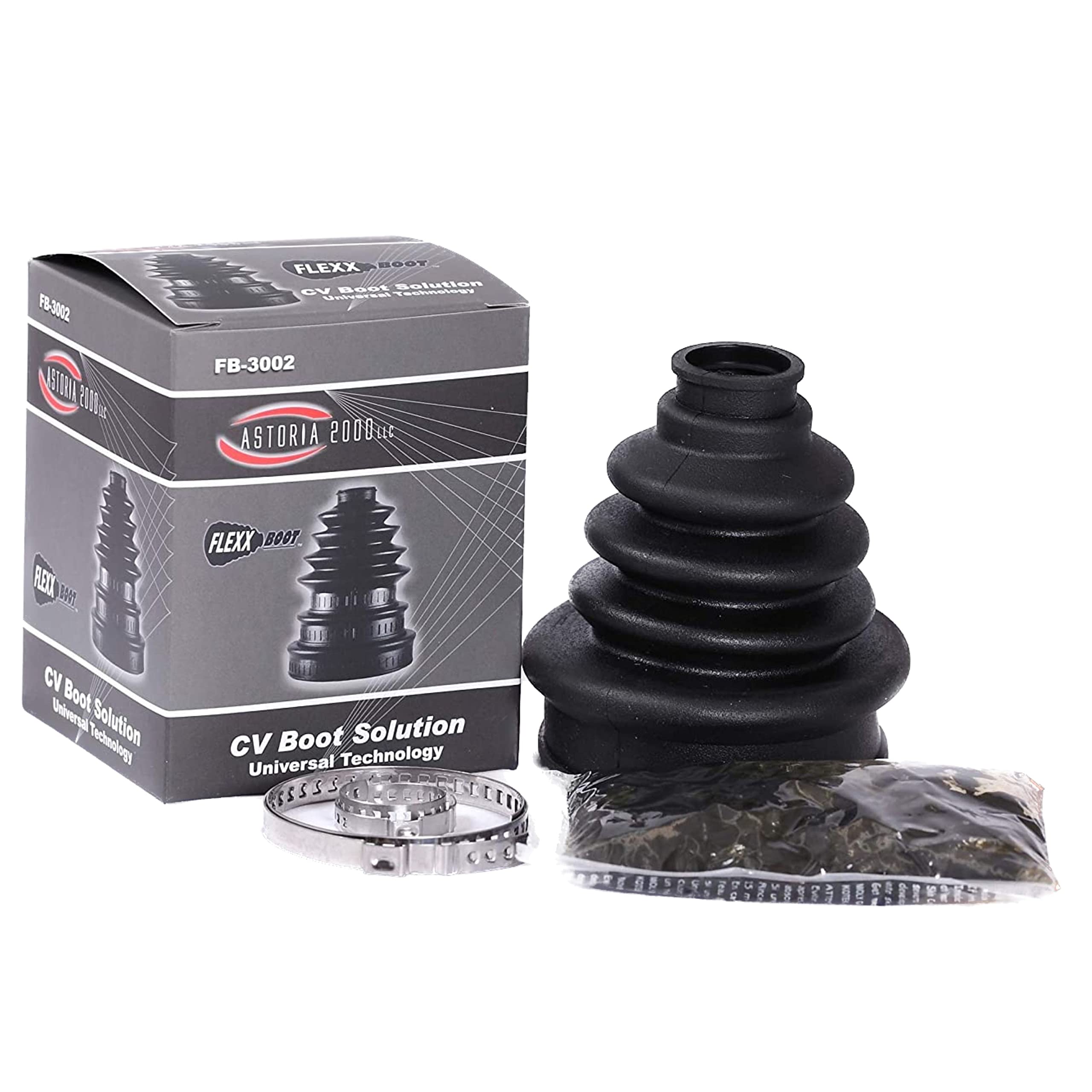 Photo 1 of Flexx Boot FB3002 Large Shaft Universal Replacement CV Boot for Toyota style CV Joints.