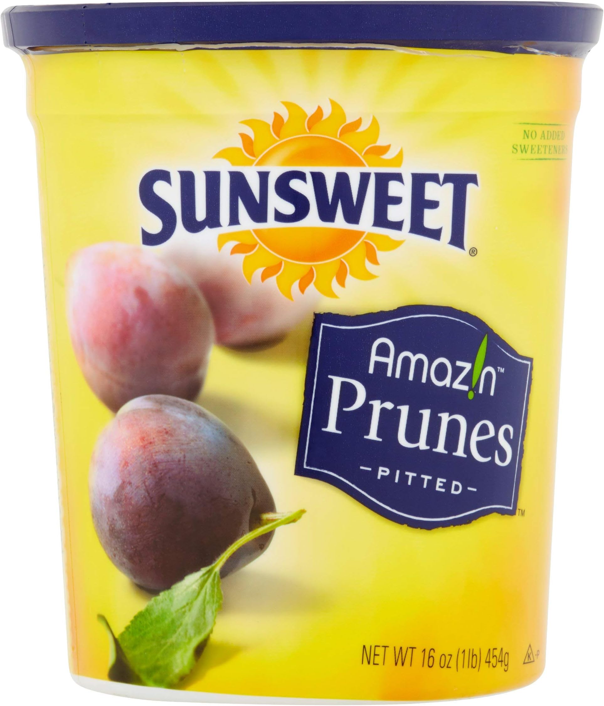 SUNSWEET Amazin Pitted Prunes, 16 oz - PACK OF 4