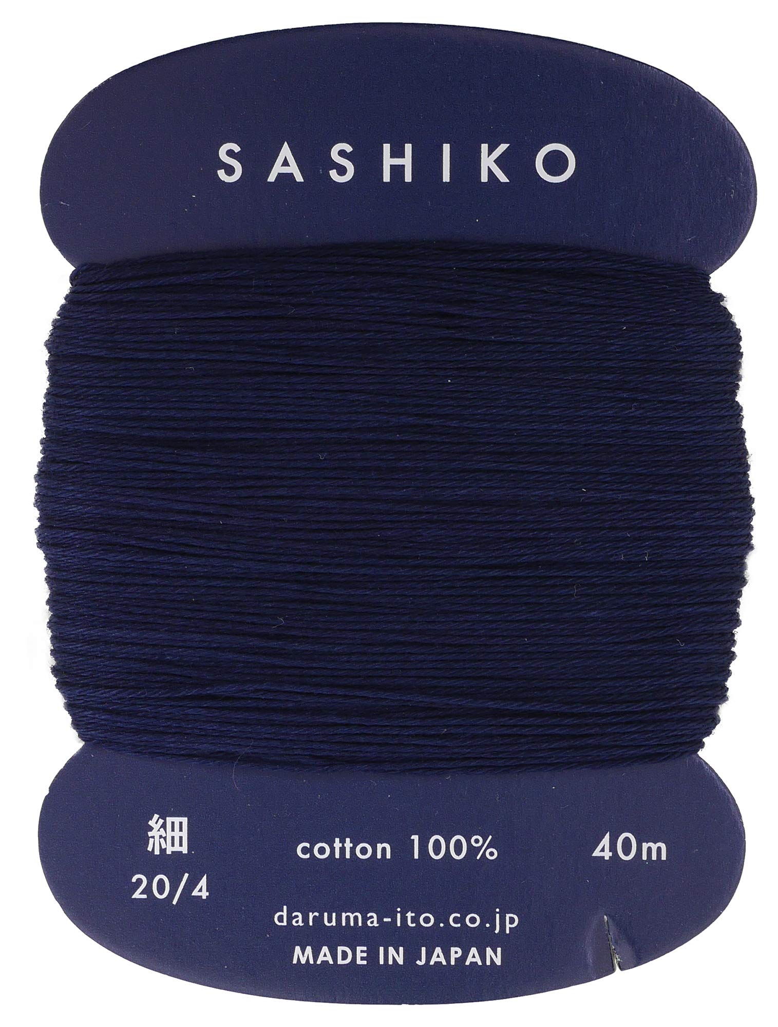 Sashiko Thread Thinner Weight 40m Col. 216 -Dark Navy- Japanese Embroidery & Quilting by Yokota