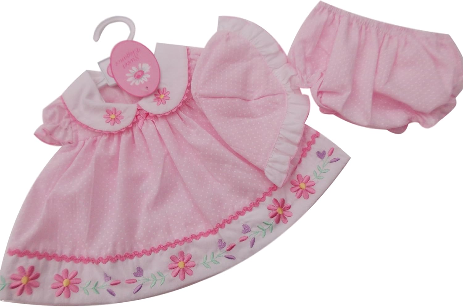 BNWT Tiny Baby NB Prem Premature Preemie Baby Girls Clothes 3 Piece