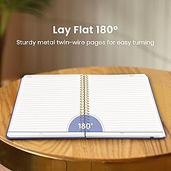 Lined Spiral Journal Notebook for Women & Men, 140