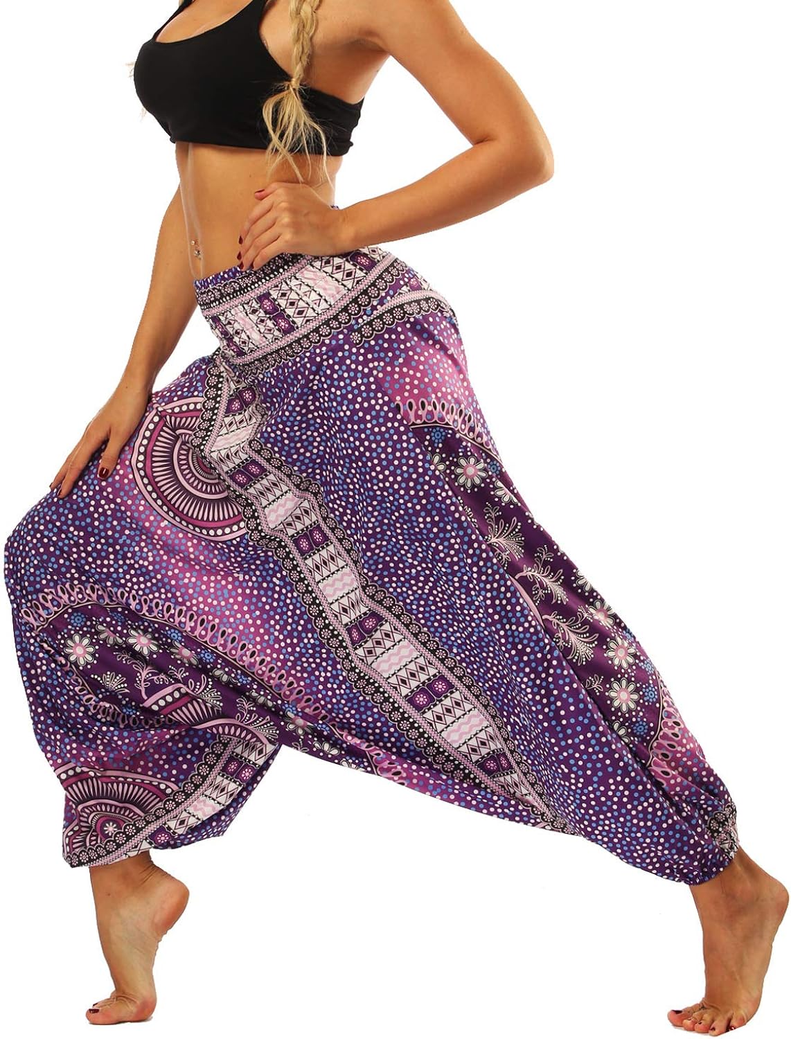 high waisted parachute pants for womens