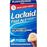 Lactaid Fast Act Lactose Intolerance Relief Pills, 60 single-dose pouches