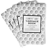 CADDENT GOLF Yardage Book - Golf Journal &amp; Log Book with Golf Club Yardage Chart - Golf Notebook Back Pocket - Golf Log Book Pocket Size - The Essential Tool for Serious Golfers (4 Pack)