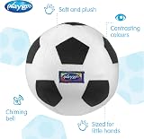 Playgro My First Football Integrated Rattle From 6 Months Black White view 3