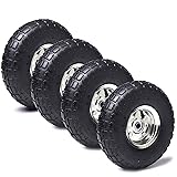 (4 Pack) AR-PRO 10" Heavy-Duty Replacement Tire and