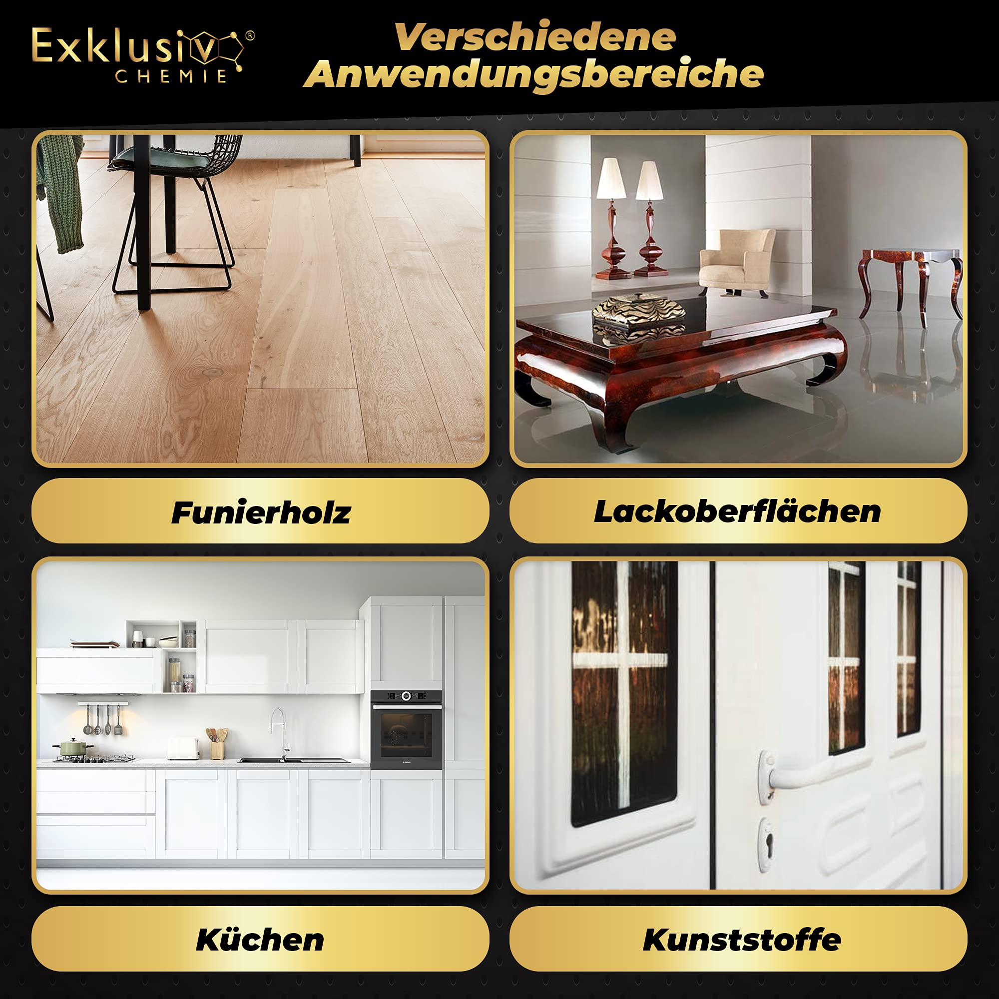 Exklusiv Chemie Möbel Schnell Wax | Hochglanz Versiegelung 500 ml 5