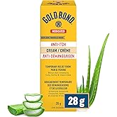 Gold Bond Medicated Anti Itch Cream, 28g Tube, Hand and Body Cream that Provides Temporary Pain and Itch Relief from Minor Cu