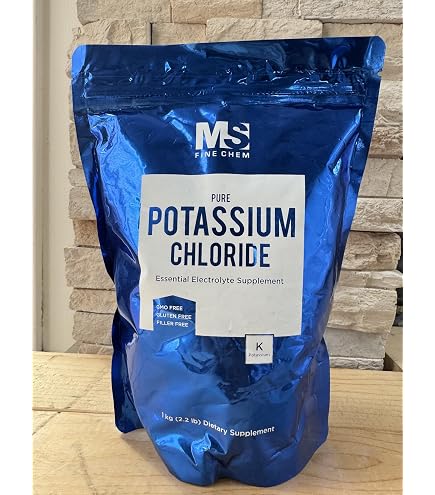 Cloruro De Potasio 00-00-60 Hidrosoluble - Fertilizante De Alta Pureza Para Todo Tipo De Cultivos, 1 Kg