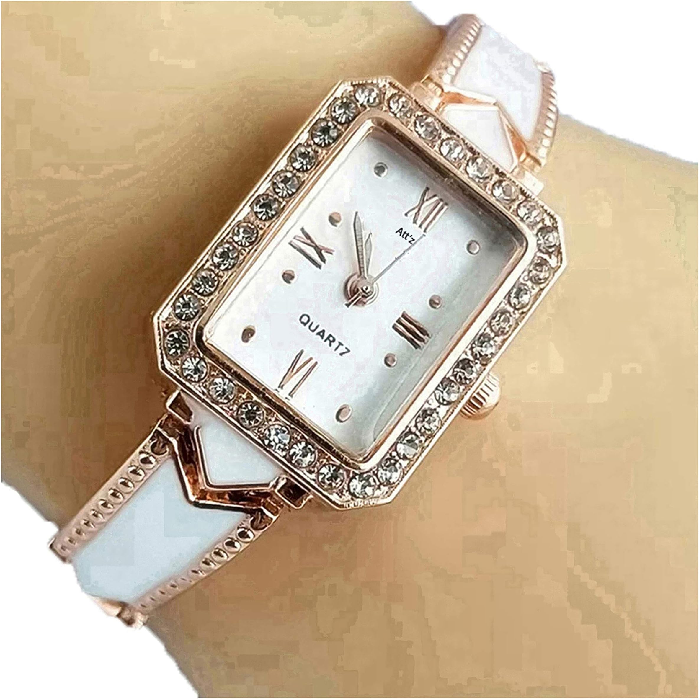 Micacchi Quartz Movement Analogue Multicolour Dial and Belt Women's Watch