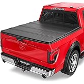 MOSTPLUS 5.5FT Quad Fold Hard Truck Bed Tonneau Cover Compatible with Ford F150 2015-2025 2026 Ford F-150 Bed On Top 4 Fold Aluminum Bed (67Inch)