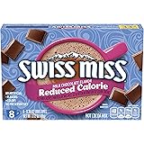 Swiss Miss Milk Chocolate Flavor Reduced Calorie Hot Cocoa Mix, Keto Friendly, 0.39 oz. 8-Count (Pack of 12)