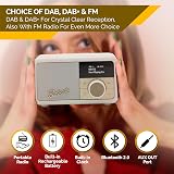 Roberts Revival Petite2 Digital Radio FM DAB DAB+ Bluetooth Pastel Cream view 8