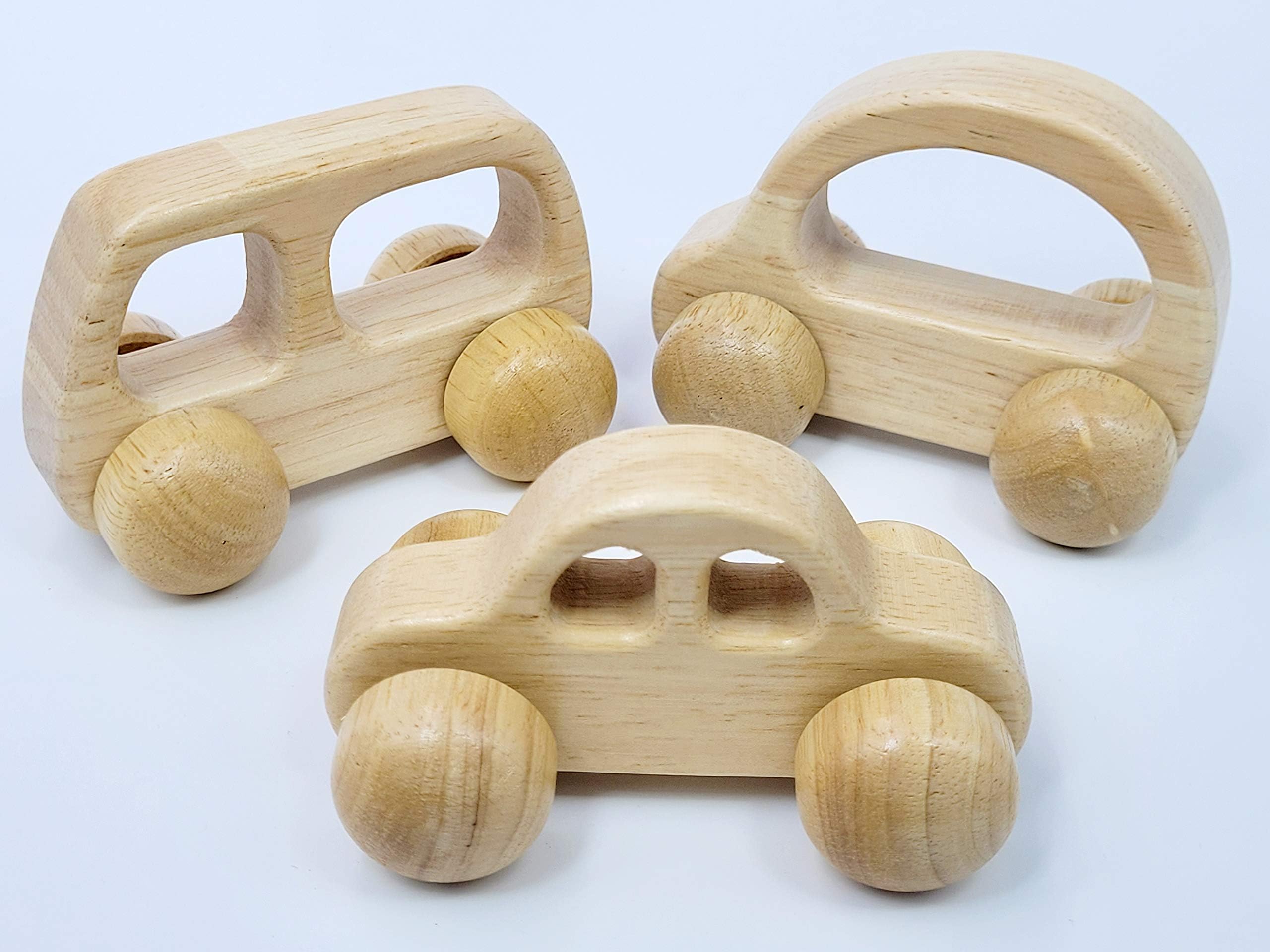 Premium Beech Wood Educational Toy Cars and Vehicles for Baby