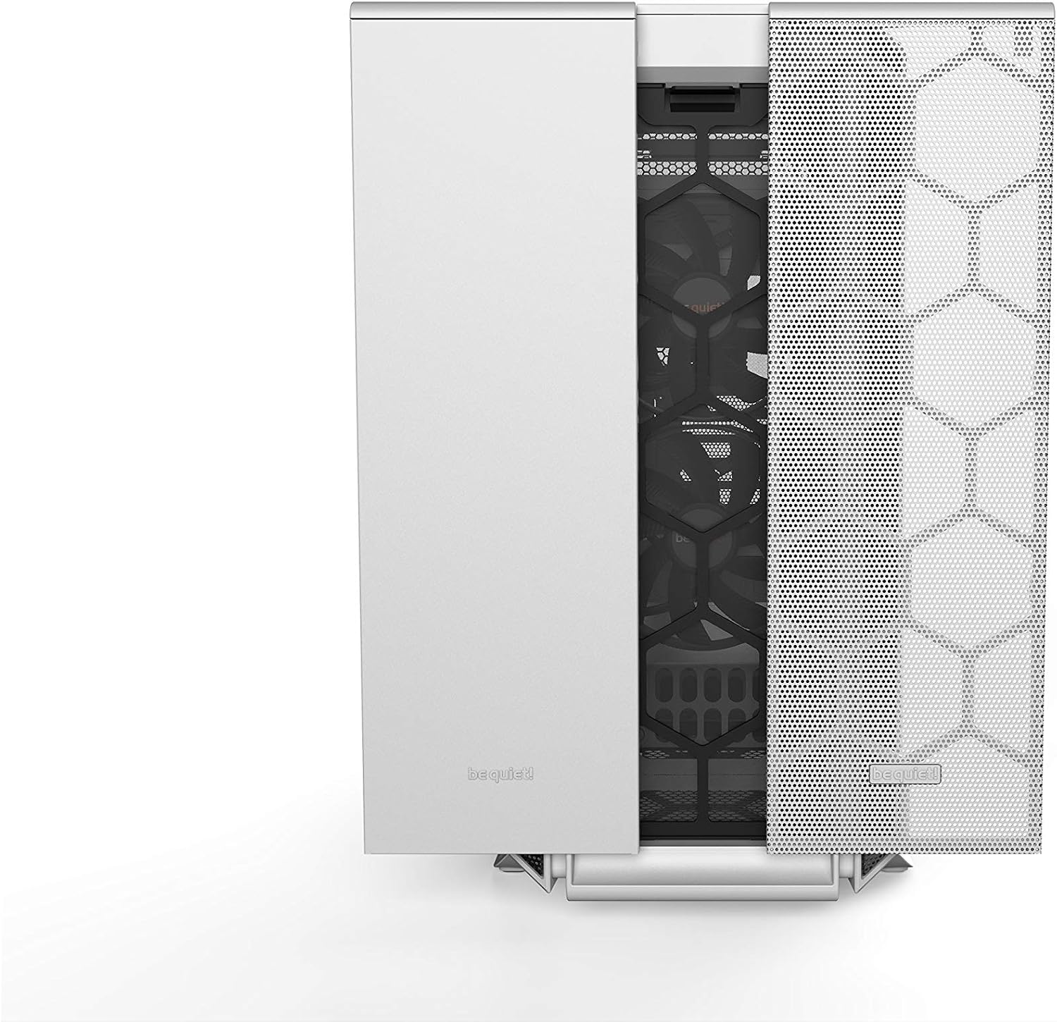 be quiet! Silent Base 802 White PC case, 3x Pure Wings 140mm, 2 interchangeable top and front covers, decoupled motherboard tray - Image 4