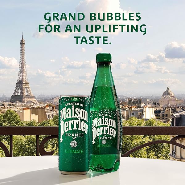 MAISON PERRIER ULTIMATE SPARKLING WATER, 16.9 FL OZ PLASTIC WATER BOTTLES, 6 COUNT 101.406 FL OZ
