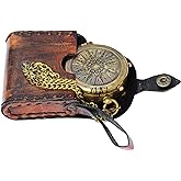 Pocket Compass for Hiking, Survival Instrument Antique &ldquo;So You Can Always Find Your Way Back Home&rdquo; Engraved Camping Pocket Nautical Vintage Navigation Outdoor by MAI