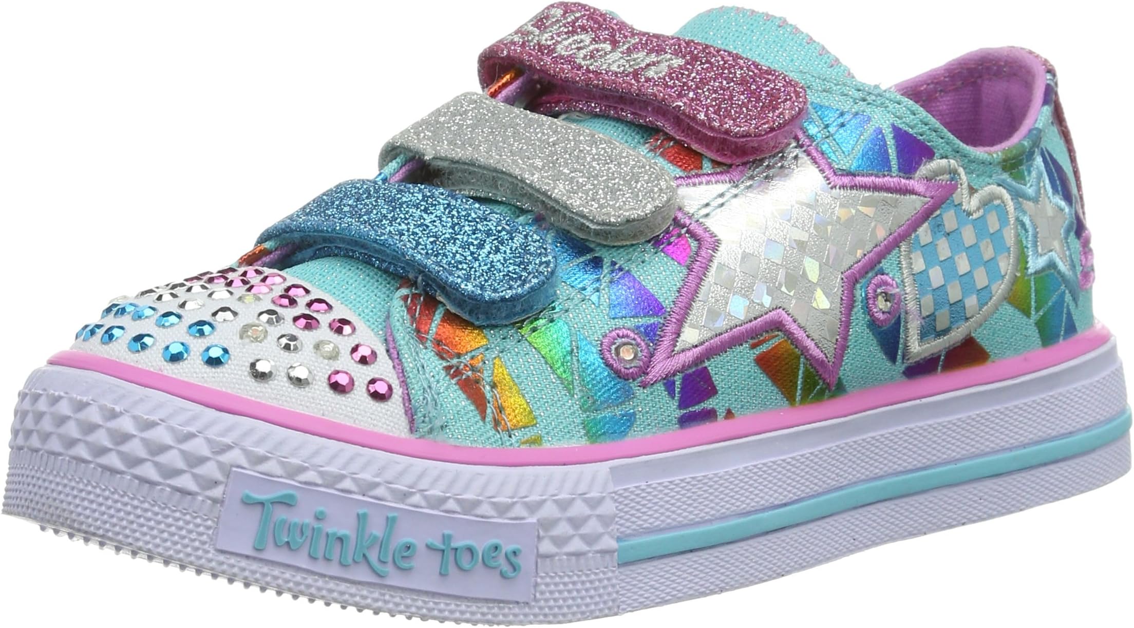 Skechers Kids TWINKLE TOES Classy Sassy Light-Up Sneaker (Little Kid)