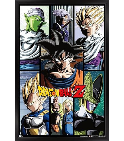 Amazon.com: Dragon Ball Z - Grid Wall Poster, 34L