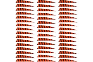 MECCANIXITY Arrow Vanes, Turkey Arrow Fletching TPU Arrow Feathers Archery Vanes for Hunting DIY Shooting
