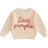 Halloween Outfits Toddler Baby Girl Boy Knit Sweater Boo Pumpkin Long Sleeve Pullover Sweatshirt Fall Winter Clothes