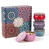 Scented Soy Candles Gift Set for Women – Non Toxic Natural Soy Wax Candles for Bedroom, Home & Relaxation, Home Scented & Aromatherapy Candles Set