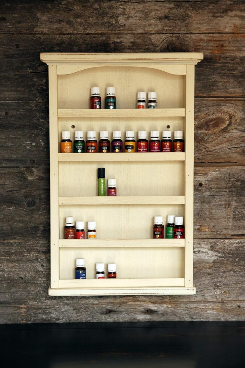 Essential Oil Wall Storage, Wall Shelf, Organizer, Holds 50