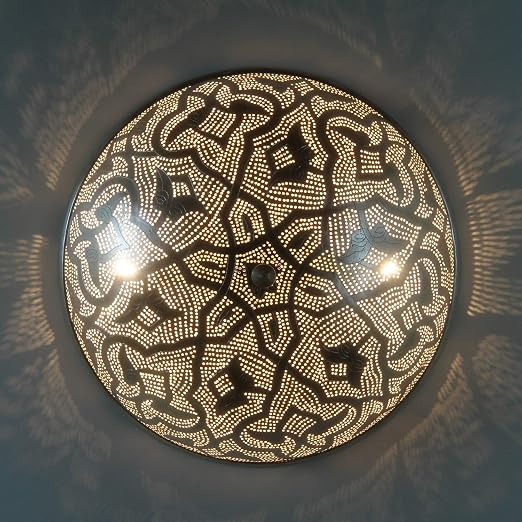 Orientalische Wandlampe Handgefertigte Wandleuchte Benti D45